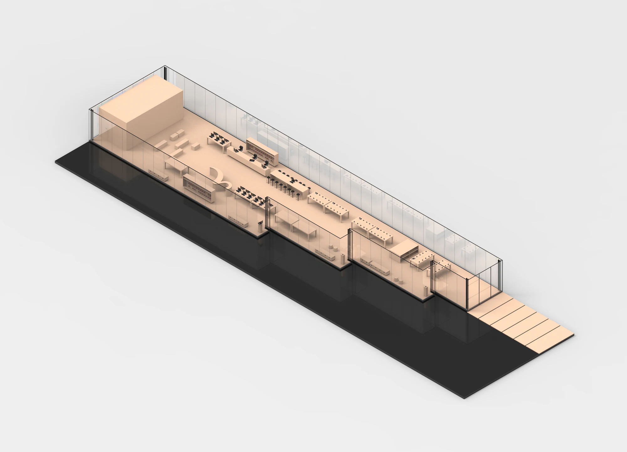 A study model of the linear retail intervention