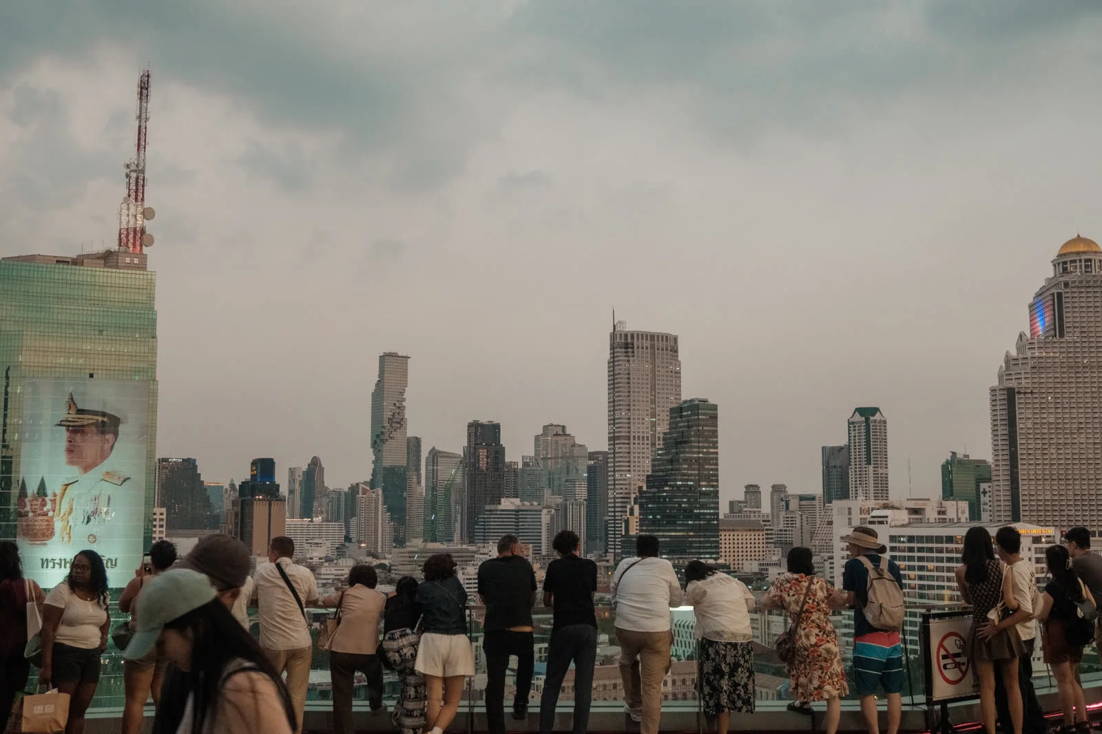The Bangkok skyline