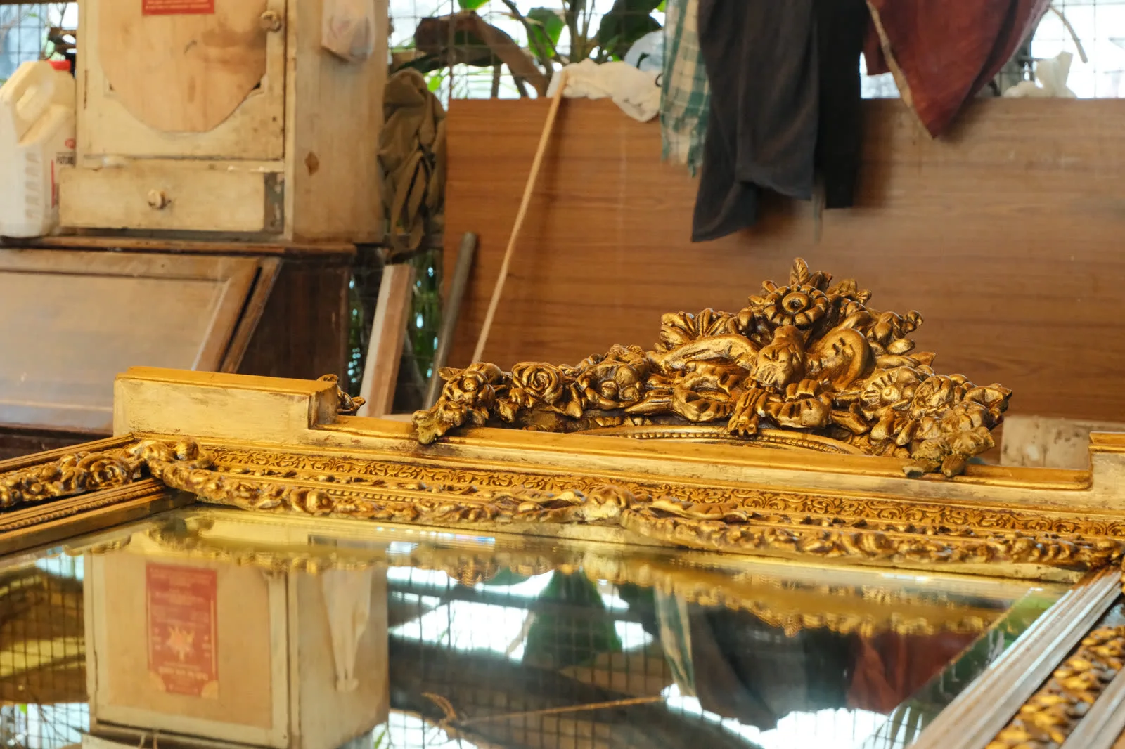 A weathered antique whose origins cannot be verified