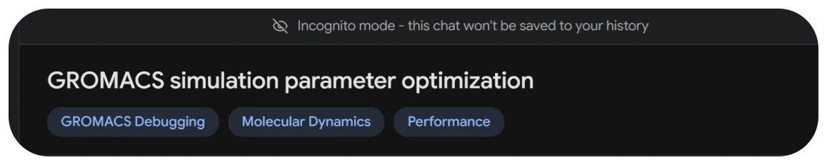 The redesigned incognito state
