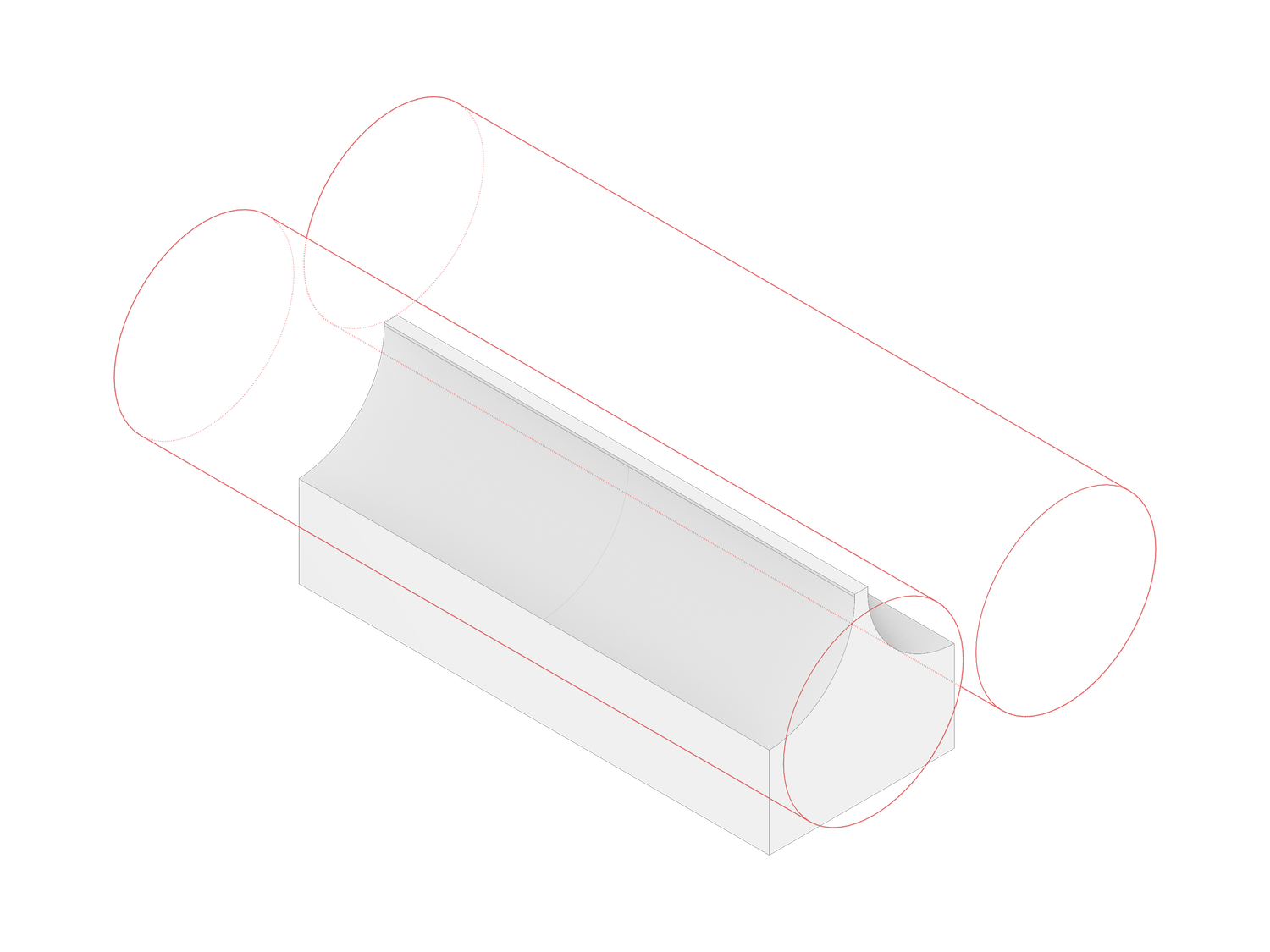 Traditional roof form, study three