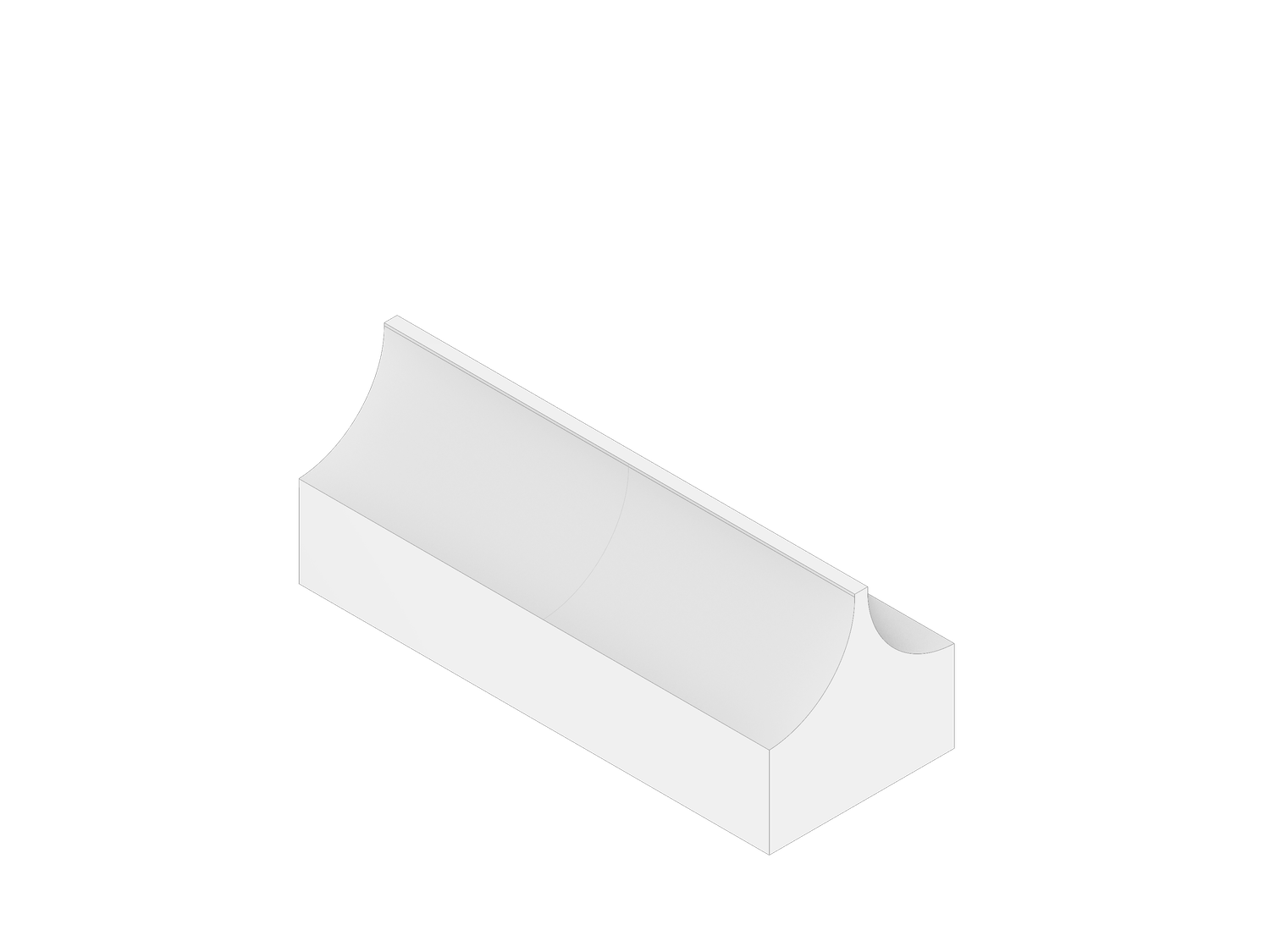 Traditional roof form, study four